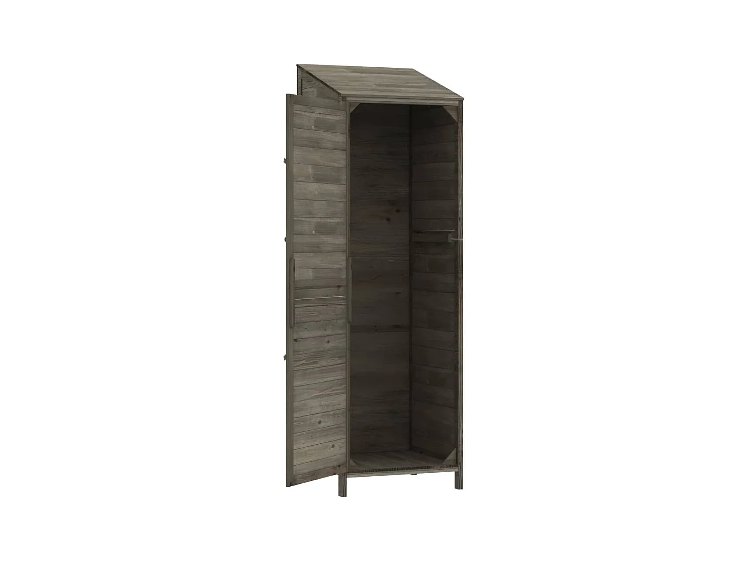 Bristol  Remise de jardin Anthracite 55x52x174,5 cm Bois de sapin solide