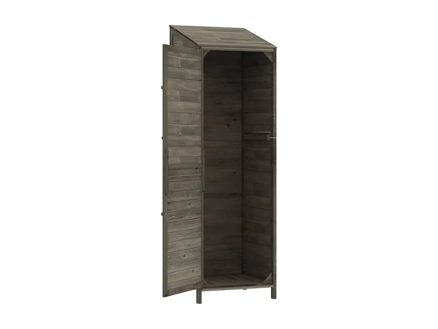 Bristol  Remise de jardin Anthracite 55x52x174,5 cm Bois de sapin solide
