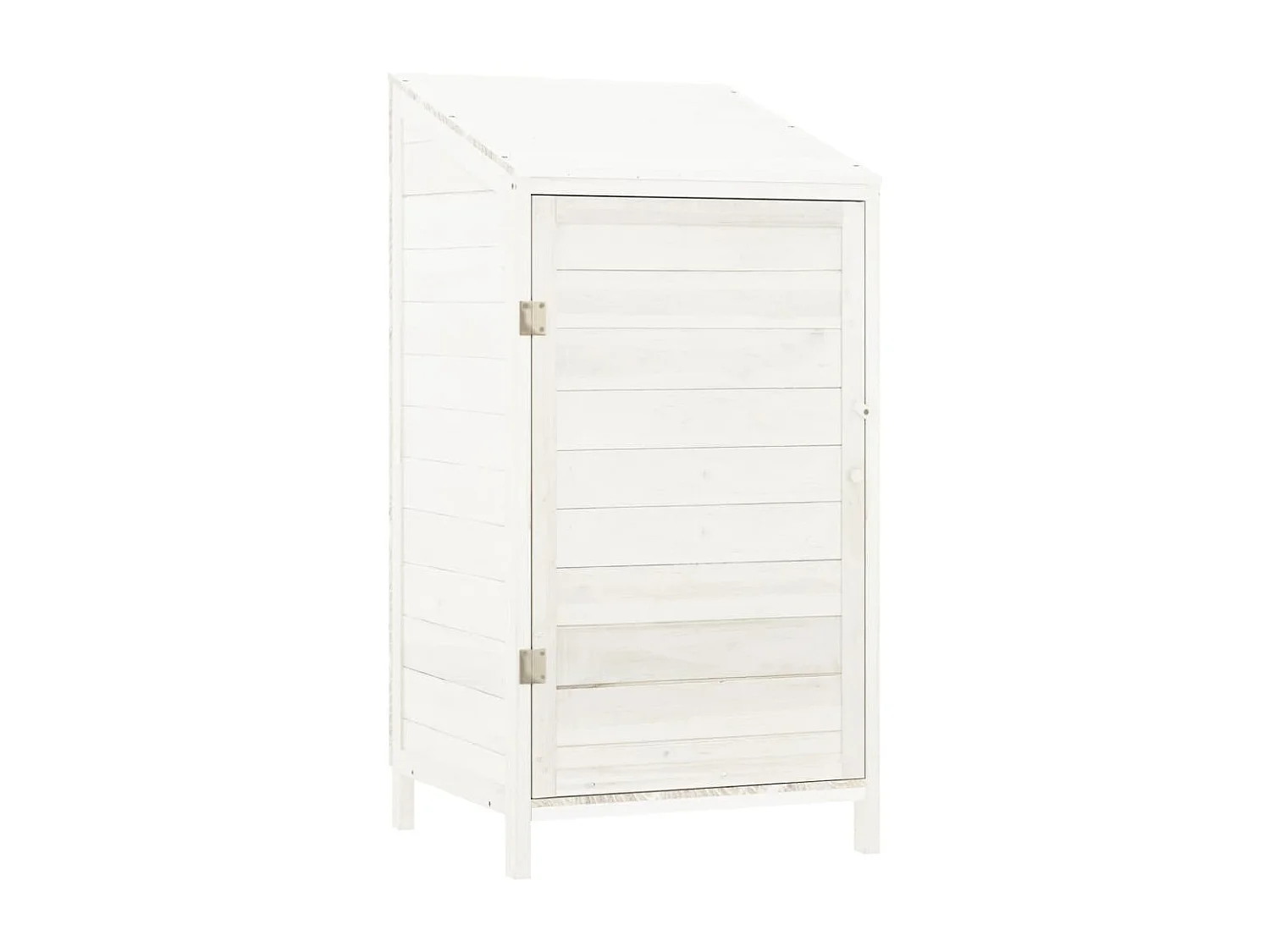 Bristol  Tuinschuur 55x52x112 cm massief vurenhout wit