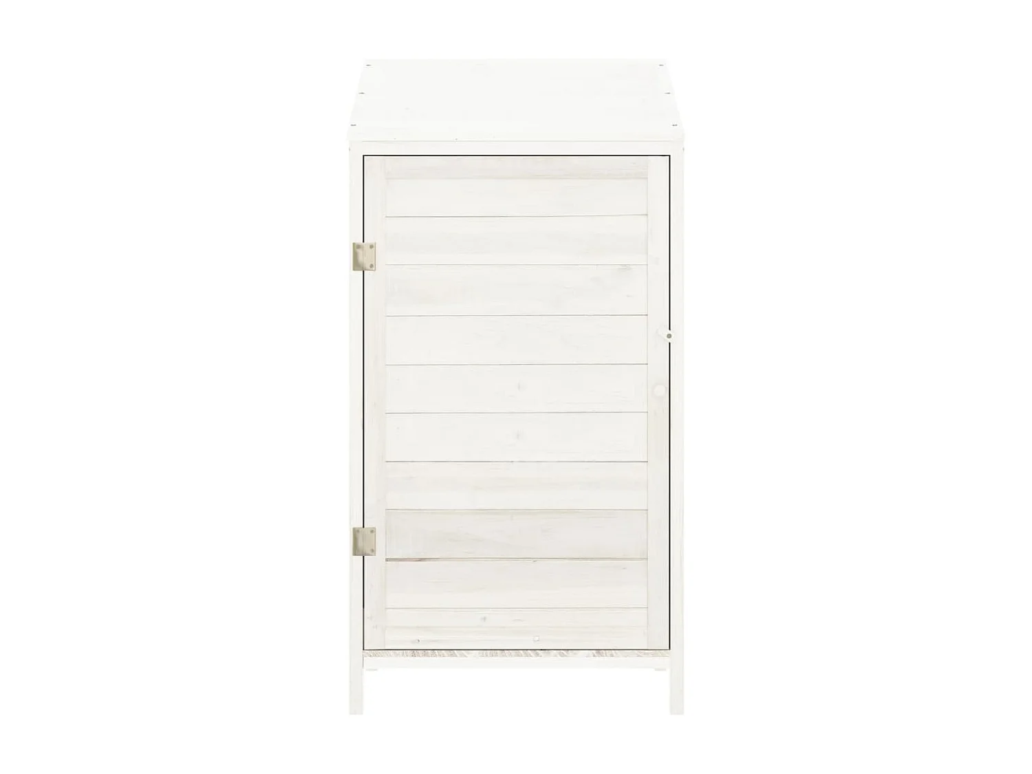 Bristol  Tuinschuur 55x52x112 cm massief vurenhout wit