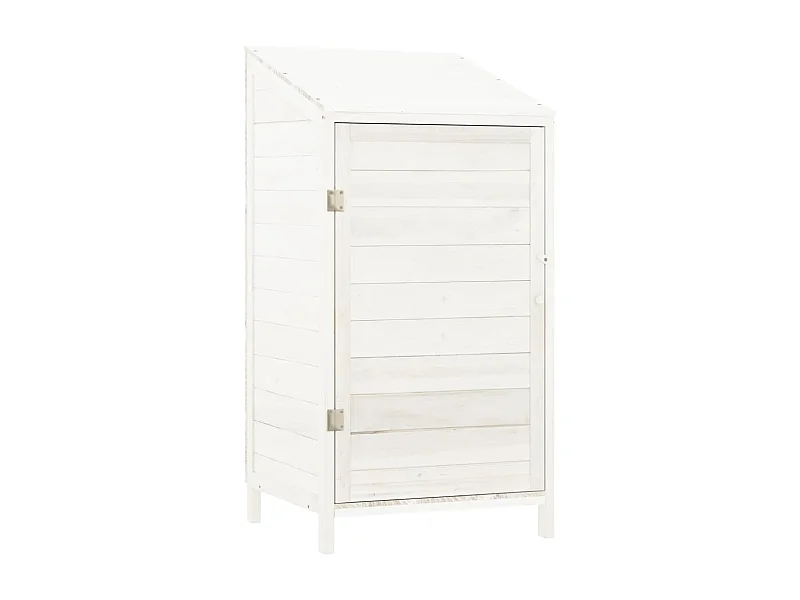 Bristol  Tuinschuur 55x52x112 cm massief vurenhout wit