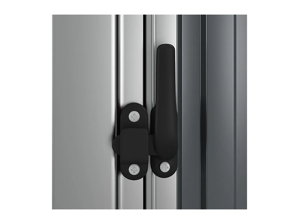 Jendaris  Abri de jardin Gris 180,5x97x209,5 cm Acier galvanisé