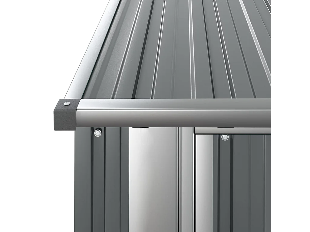Jendaris  Abri de jardin Gris 180,5x97x209,5 cm Acier galvanisé