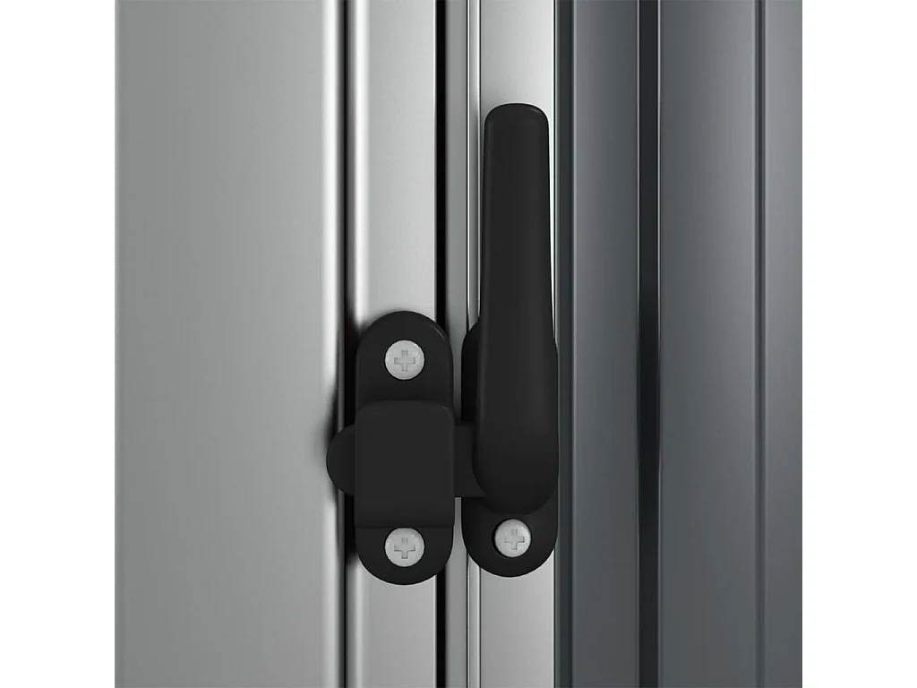 Jendaris  Abri de jardin Gris 180,5x97x209,5 cm Acier galvanisé