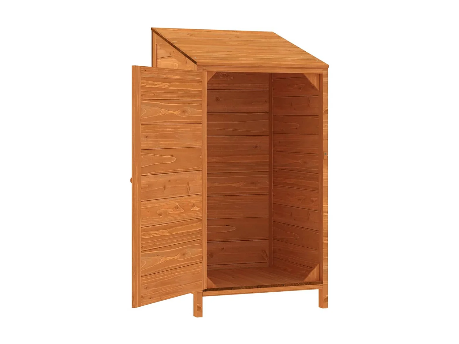 Bristol  Cobertizo de jardín madera de abeto maciza marrón 55x52x112 cm