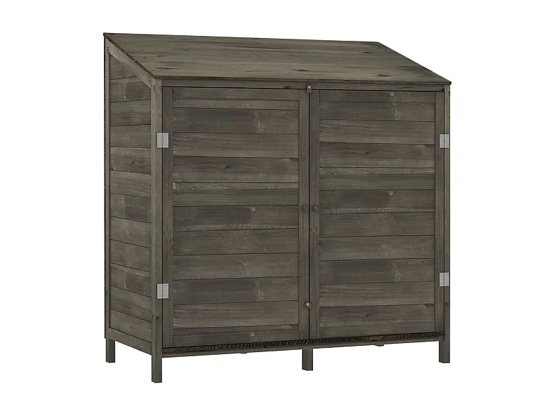 Bristol  Tuinschuur 102x52x112 cm massief vurenhout antracietkleurig