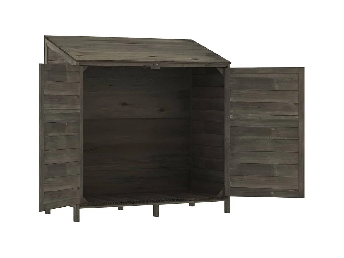 Bristol  Remise de jardin Anthracite 102x52x112 cm Bois de sapin solide