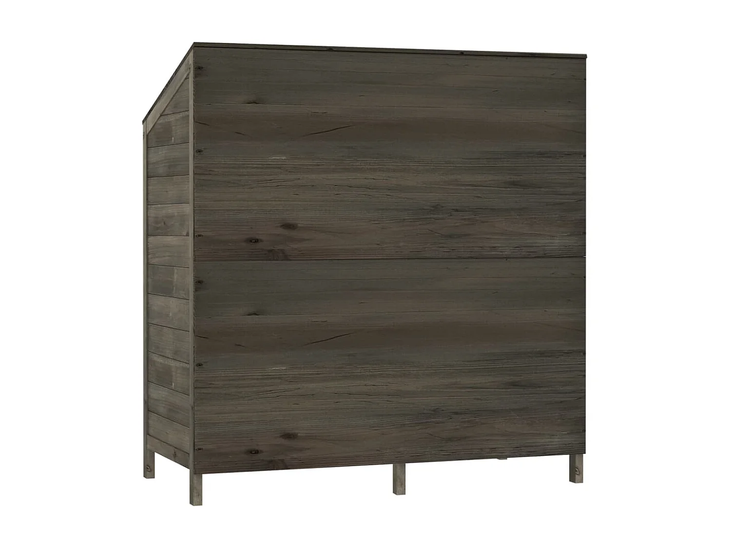 Bristol  Remise de jardin Anthracite 102x52x112 cm Bois de sapin solide