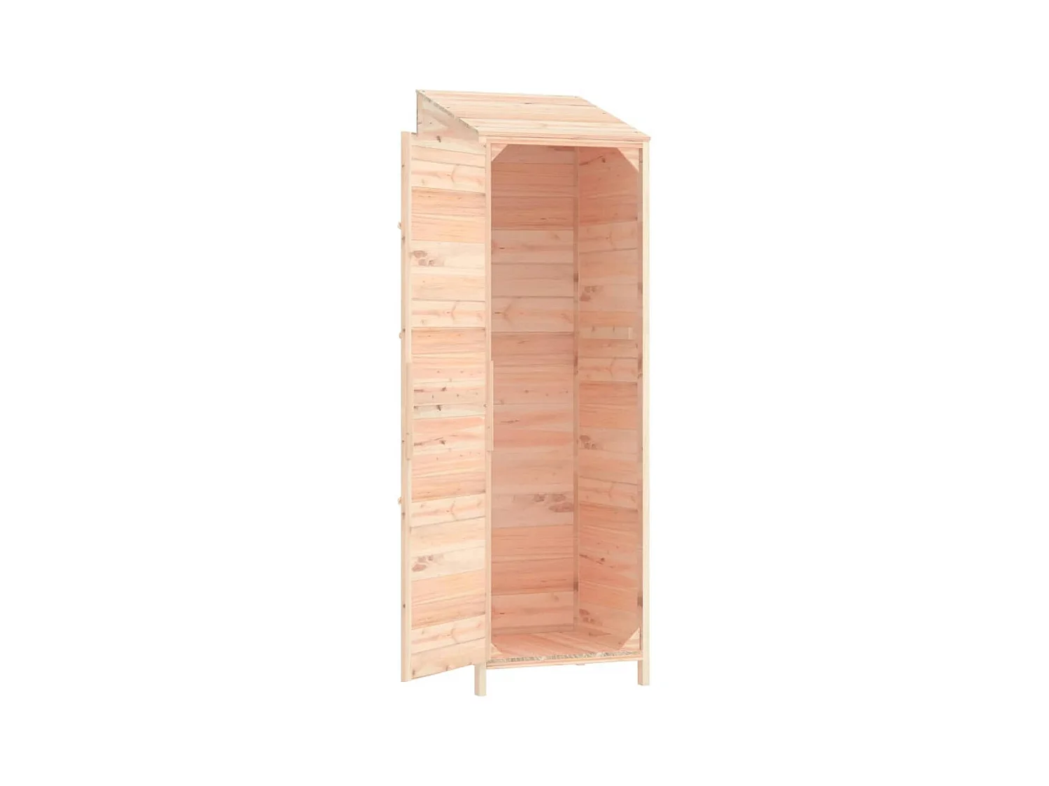 Bristol  Cobertizo de jardín madera maciza de abeto 55x52x174,5 cm