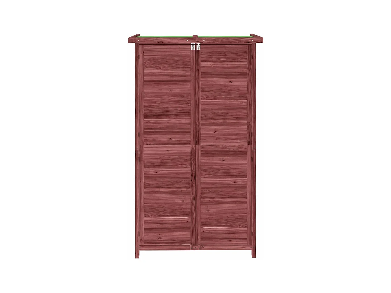 Émilien-Paul  Abri à outils de jardin moka 83x57x140 cm bois massif pin