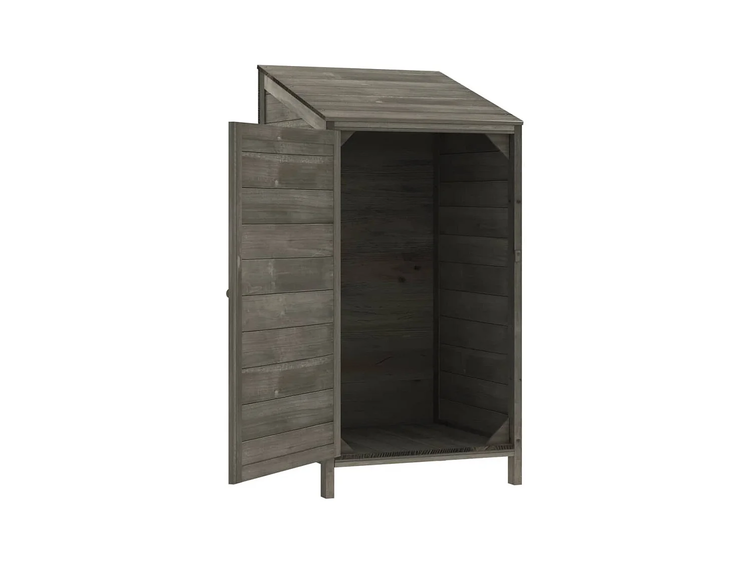 Bristol  Remise de jardin Anthracite 55x52x112 cm Bois de sapin solide