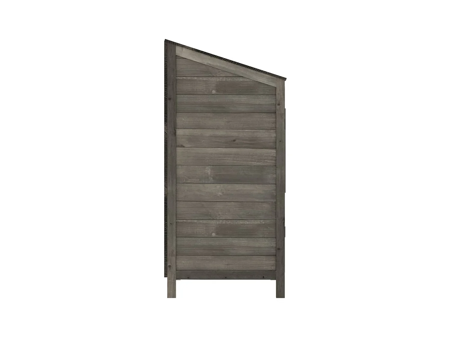 Bristol  Remise de jardin Anthracite 55x52x112 cm Bois de sapin solide