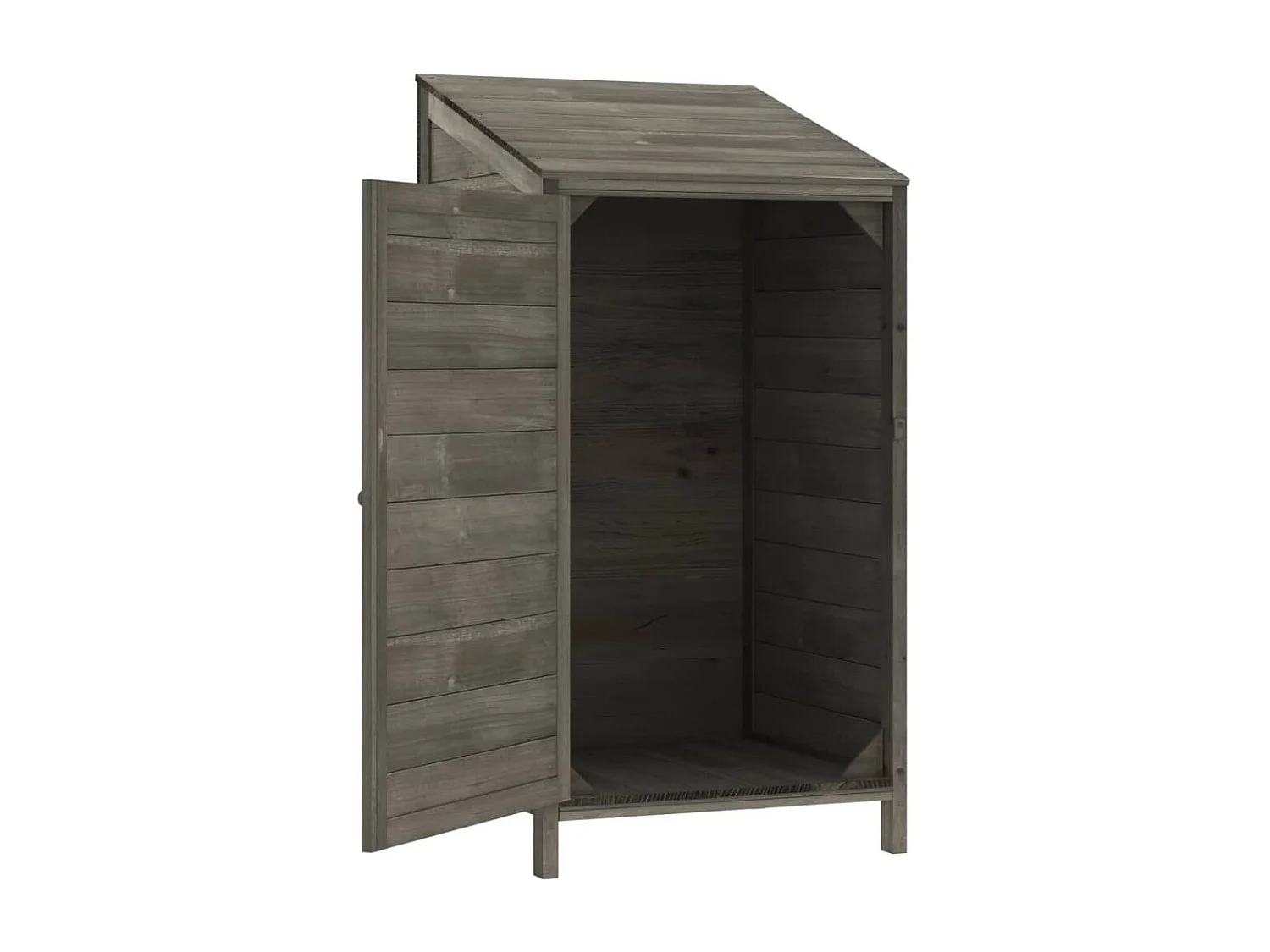 Bristol  Remise de jardin Anthracite 55x52x112 cm Bois de sapin solide
