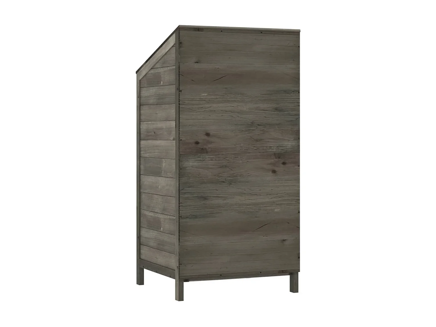Bristol  Remise de jardin Anthracite 55x52x112 cm Bois de sapin solide