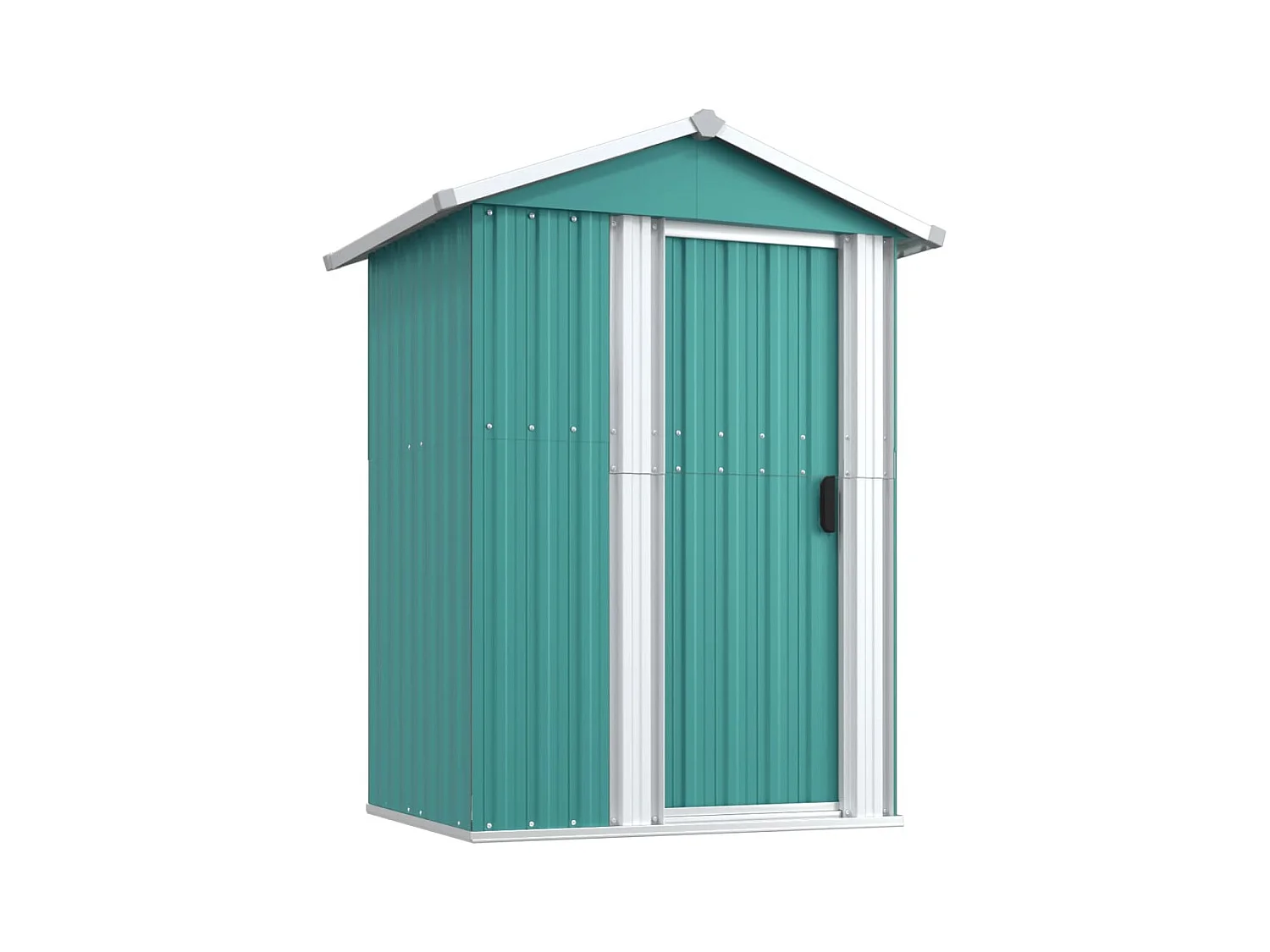 Nysse  Abri de jardin Vert 126x97,5x177 cm Acier galvanisé