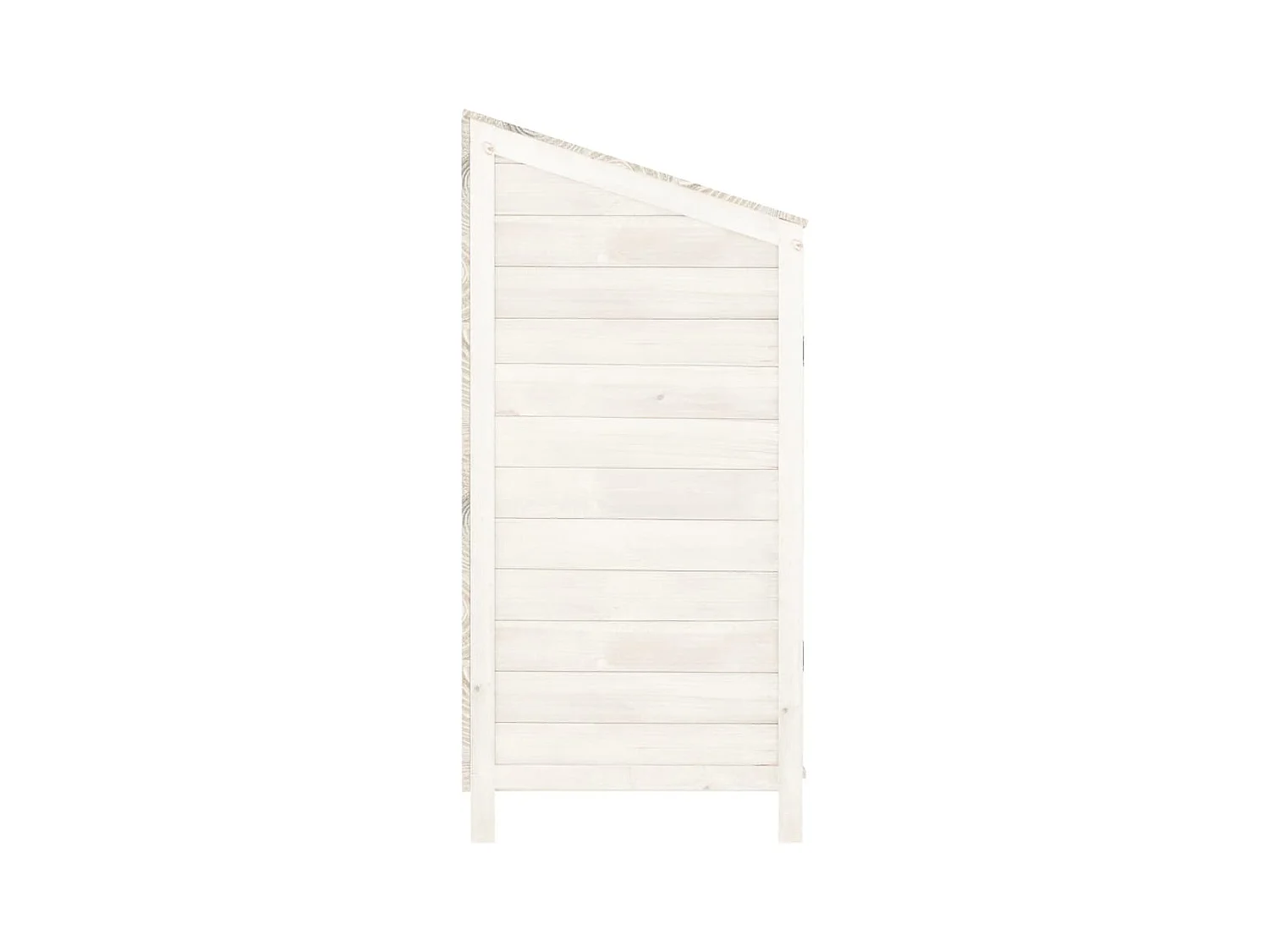 Bristol  Tuinschuur 102x52x112 cm massief vurenhout wit