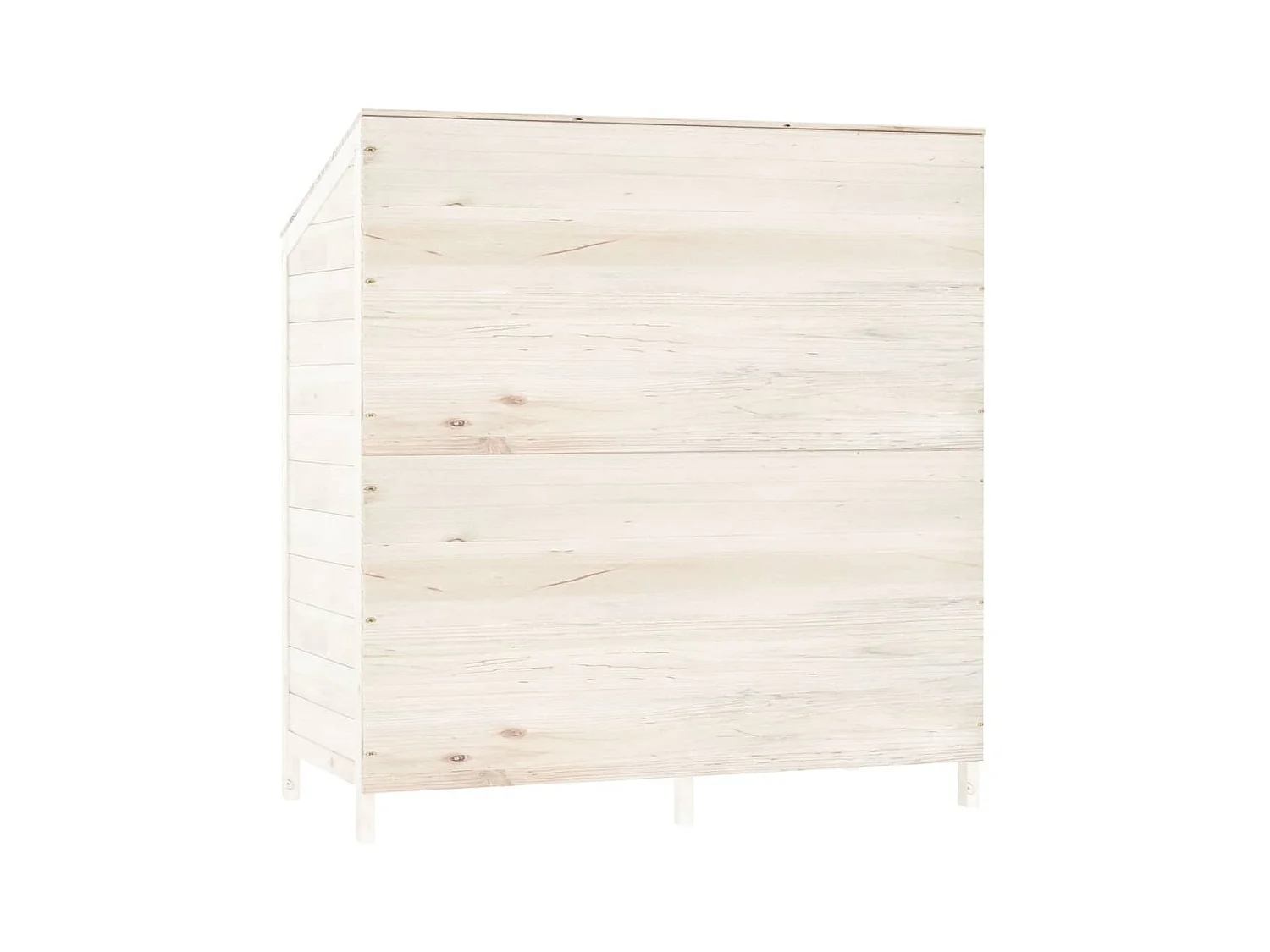 Bristol  Tuinschuur 102x52x112 cm massief vurenhout wit