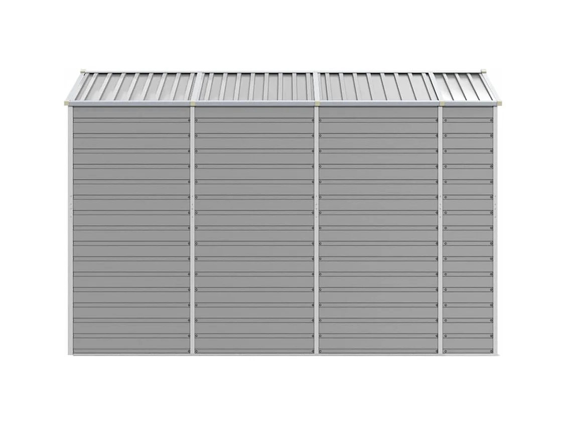 Tampa  Abri de jardin gris clair 191x300x198 cm acier galvanisé