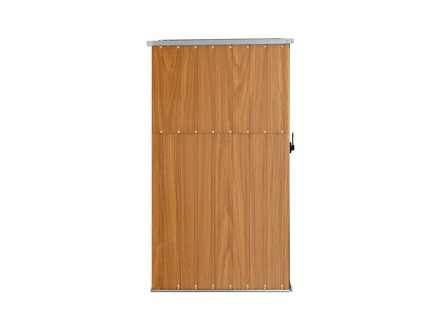 Nicole  Abri à outils de jardin marron 88x89x161 cm acier galvanisé