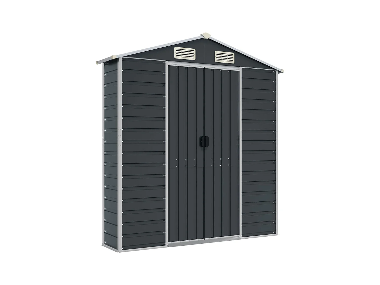 Tampa  Abri de jardin anthracite 191x980x198 cm acier galvanisé