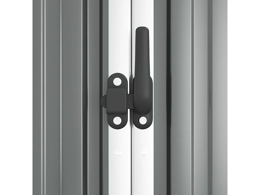 Nicole  Tuinschuur 225x89x161 cm gegalvaniseerd staal grijs