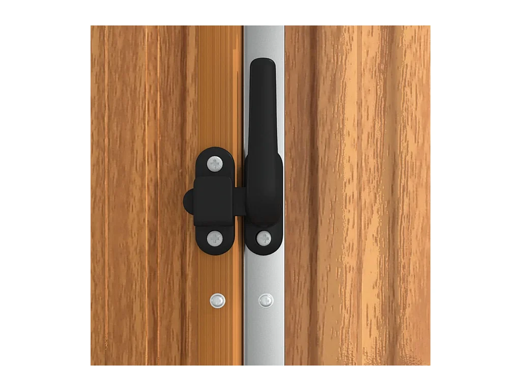 Nicole  Cobertizo herramientas jardín acero galvanizado 225x89x161