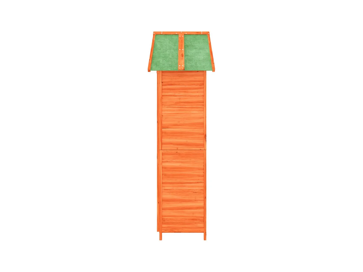 Fontana  Abri à outils de jardin marron 89x52,5x175 cm bois massif pin