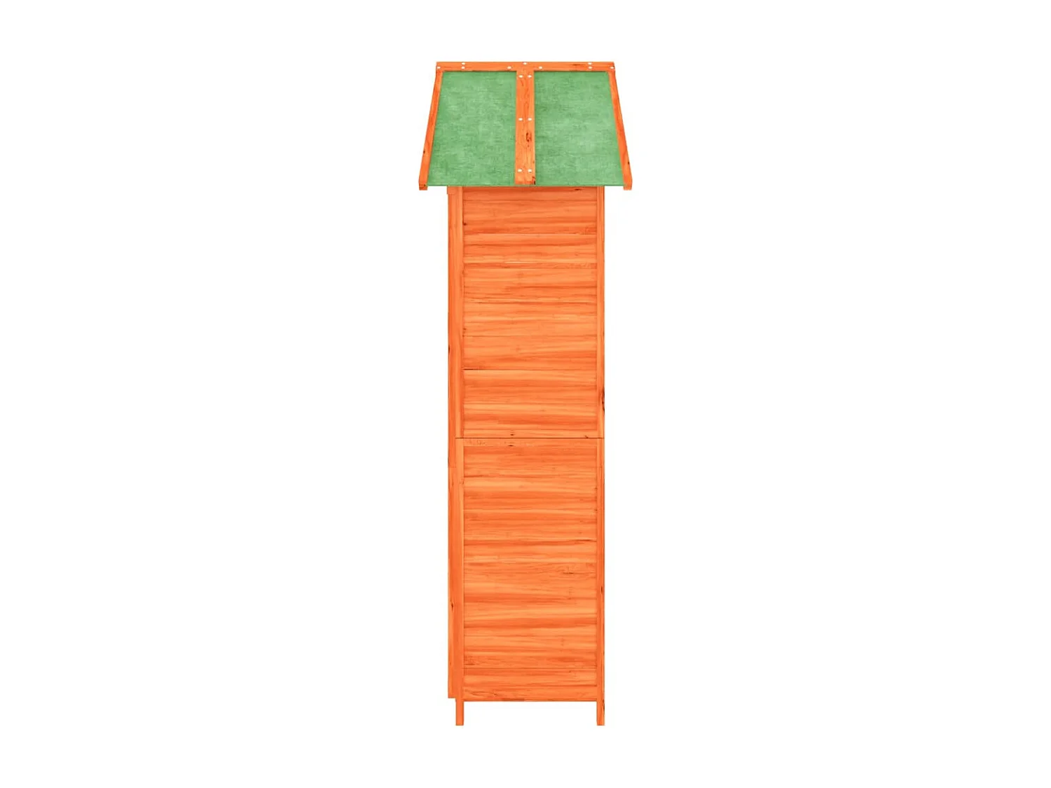 Fontana  Abri à outils de jardin marron 89x52,5x175 cm bois massif pin