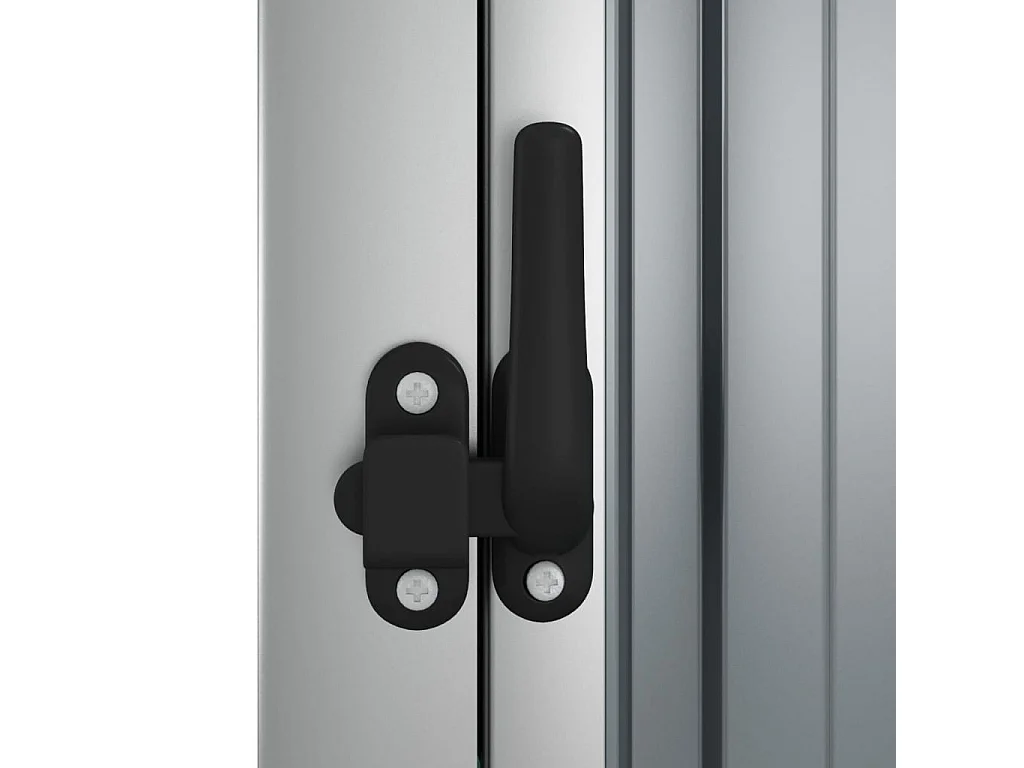 Nicole  Cobertizo de herramientas jardín acero galvanizado 88x89x161 cm