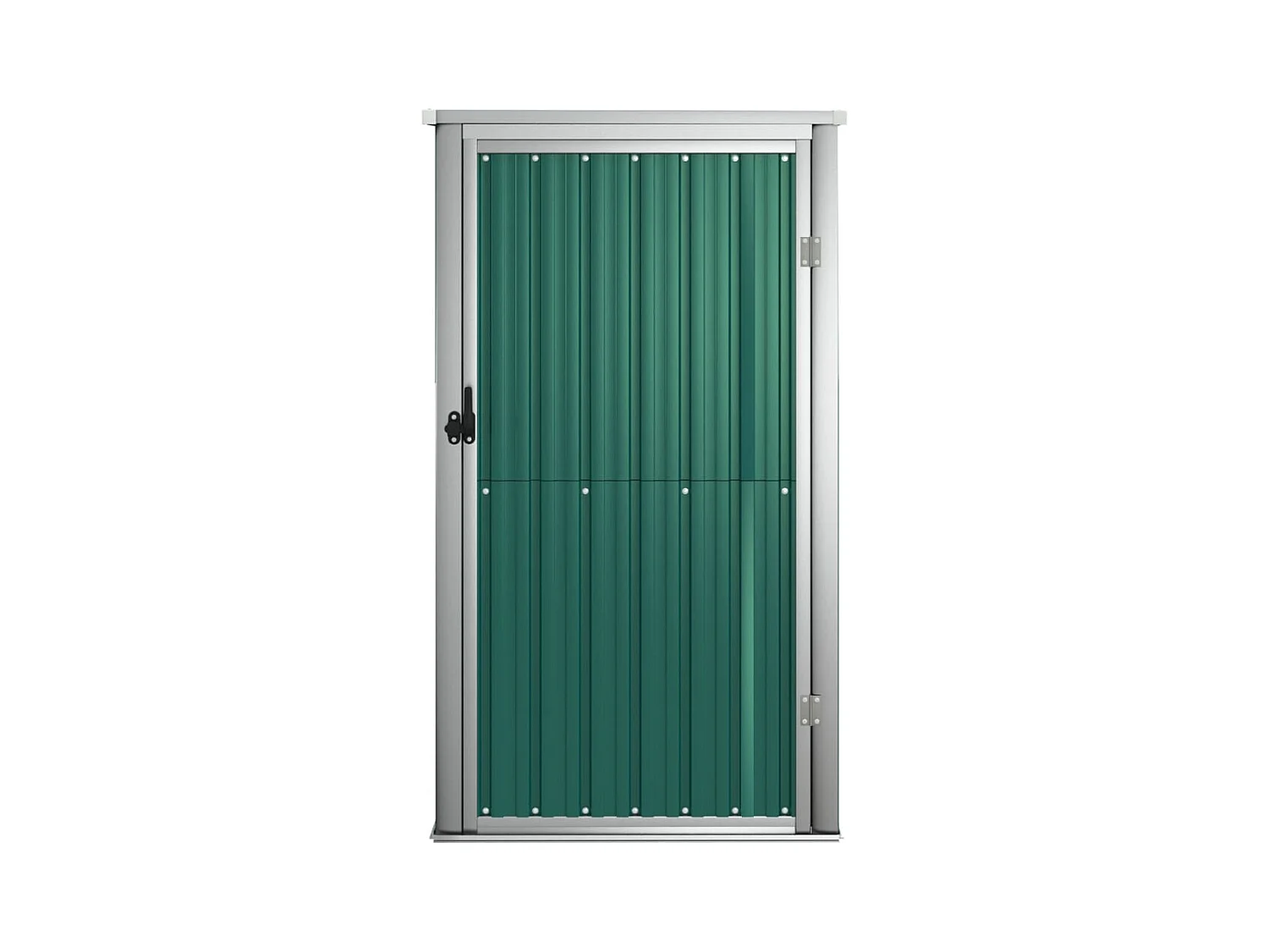 Nicole  Abri à outils de jardin vert 88x89x161 cm acier galvanisé