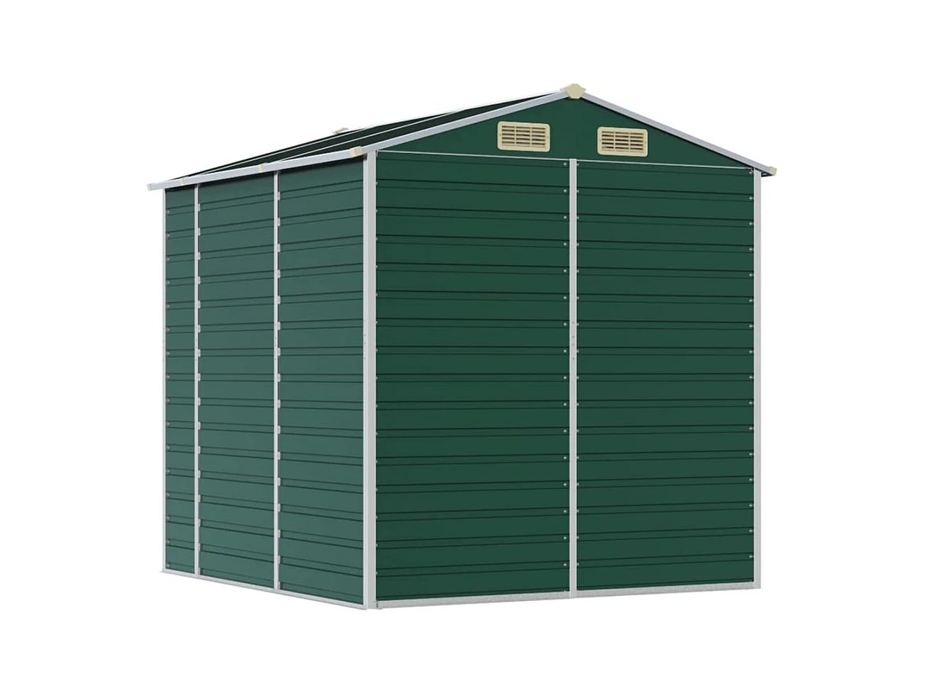 Tampa  Abri de jardin vert 191x215x198 cm acier galvanisé