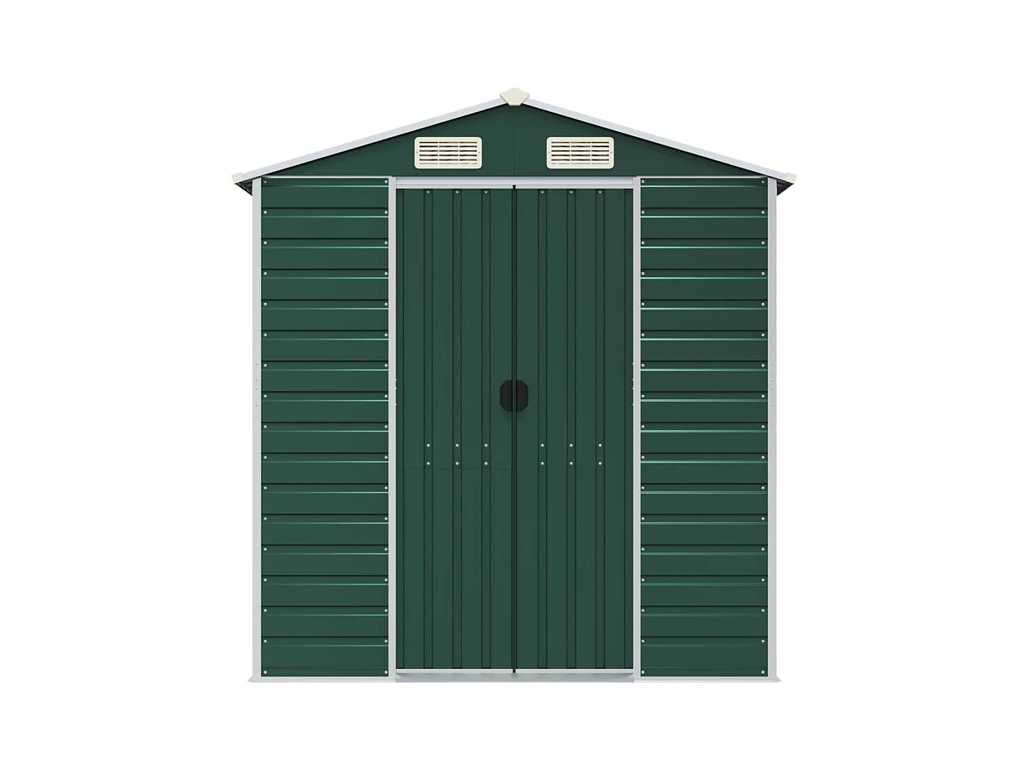 Tampa  Abri de jardin vert 191x215x198 cm acier galvanisé