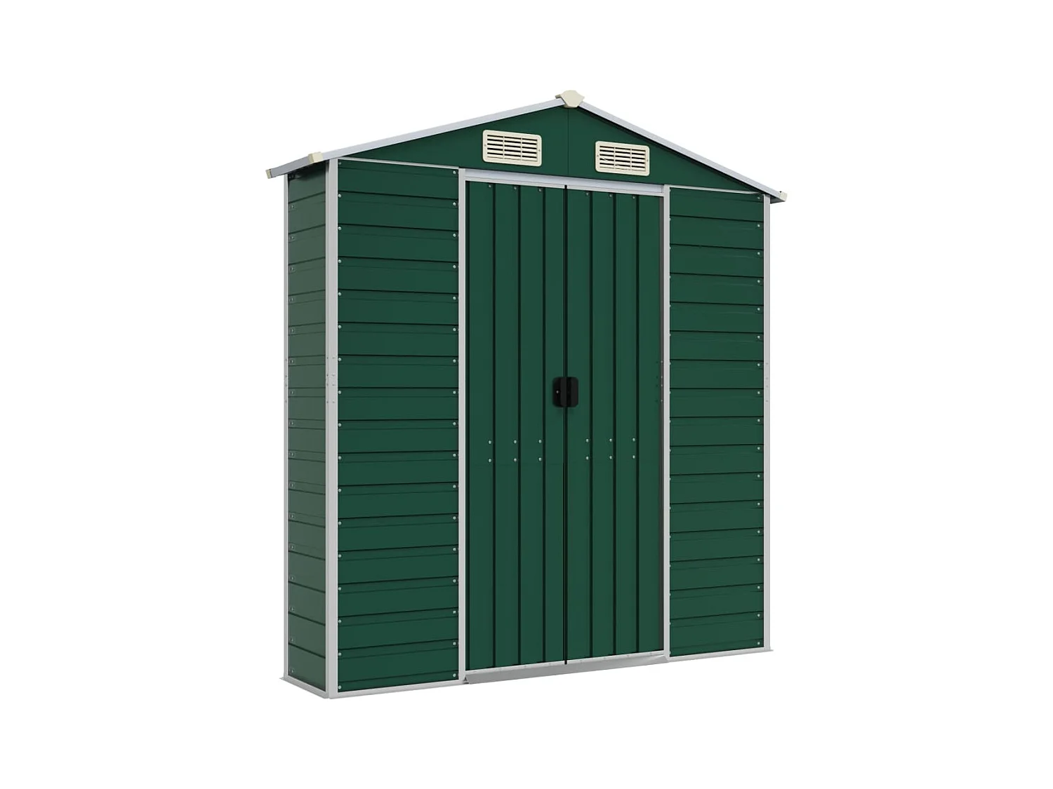 Tampa  Abri de jardin vert 191x215x198 cm acier galvanisé