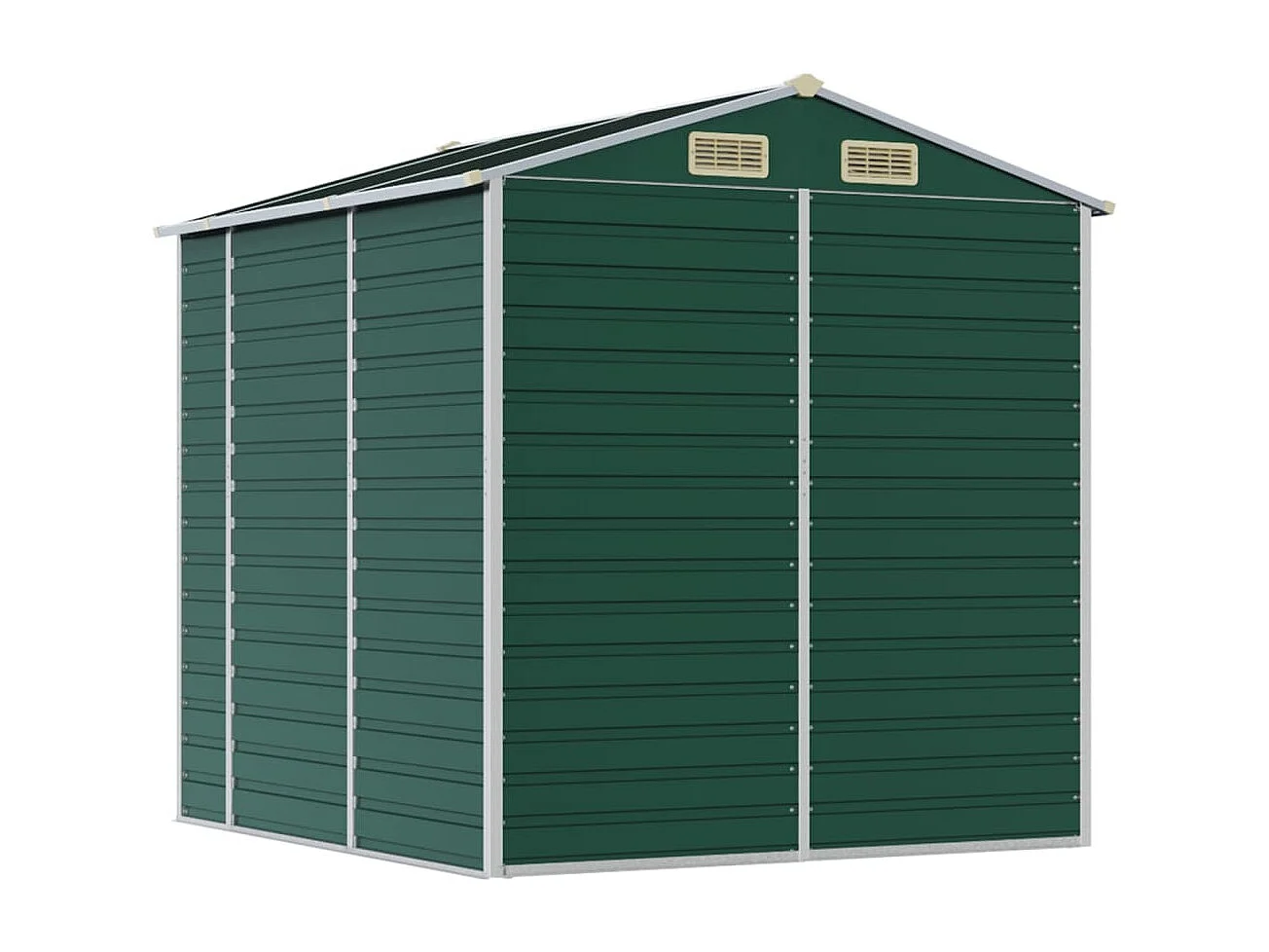 Tampa  Abri de jardin vert 191x215x198 cm acier galvanisé