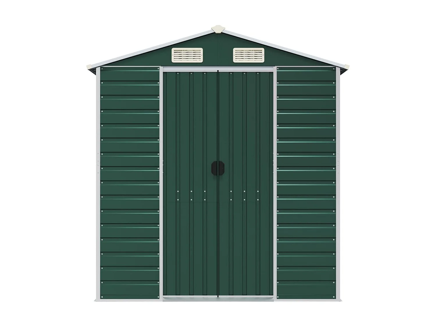 Tampa  Tuinschuur 191x555x198 cm gegalvaniseerd staal groen
