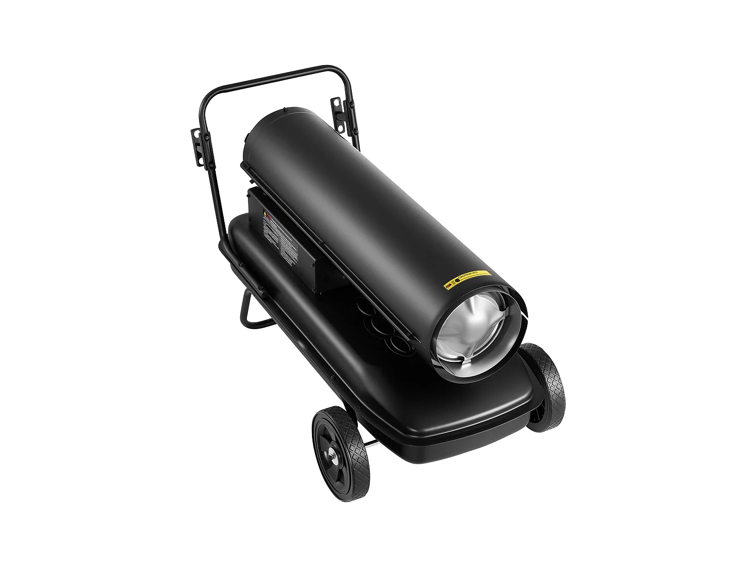 Calentador de Aire Soplado SucceBuy de Queroseno Diésel, 50 kW, Calentador de Apoyo sobre Ruedas, con Temperatura Ajustable, Tipo Soplador, para Obra, Garaje