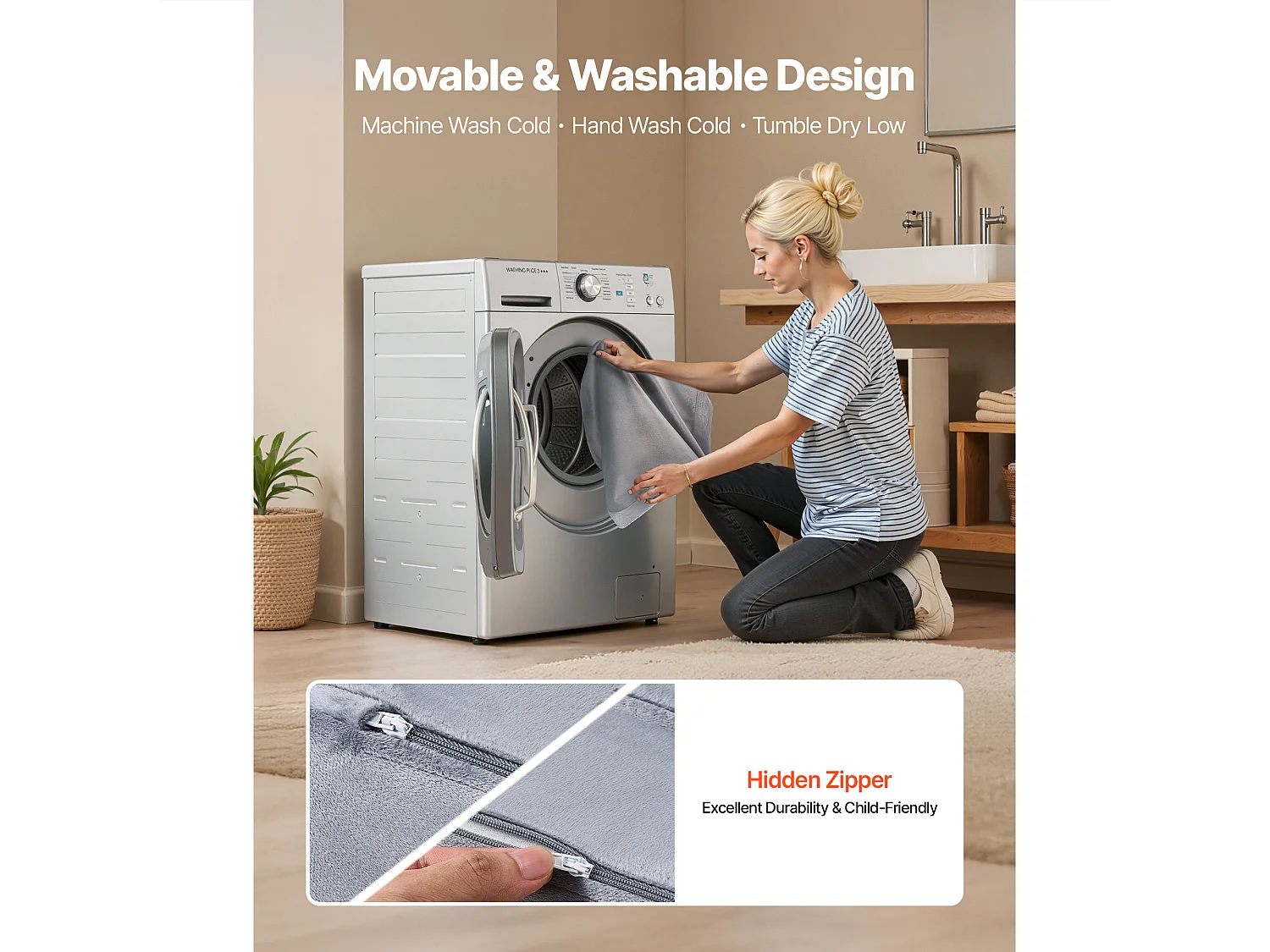 Kanapa dla Dzieci SucceBuy 2-w-1 Przekształcana w Leżankę, Składane i Miękkie Łóżko Kanapowe, z Podłokietnikami, z Gąbki 28D i Krótkim Włosiem, Szary, M