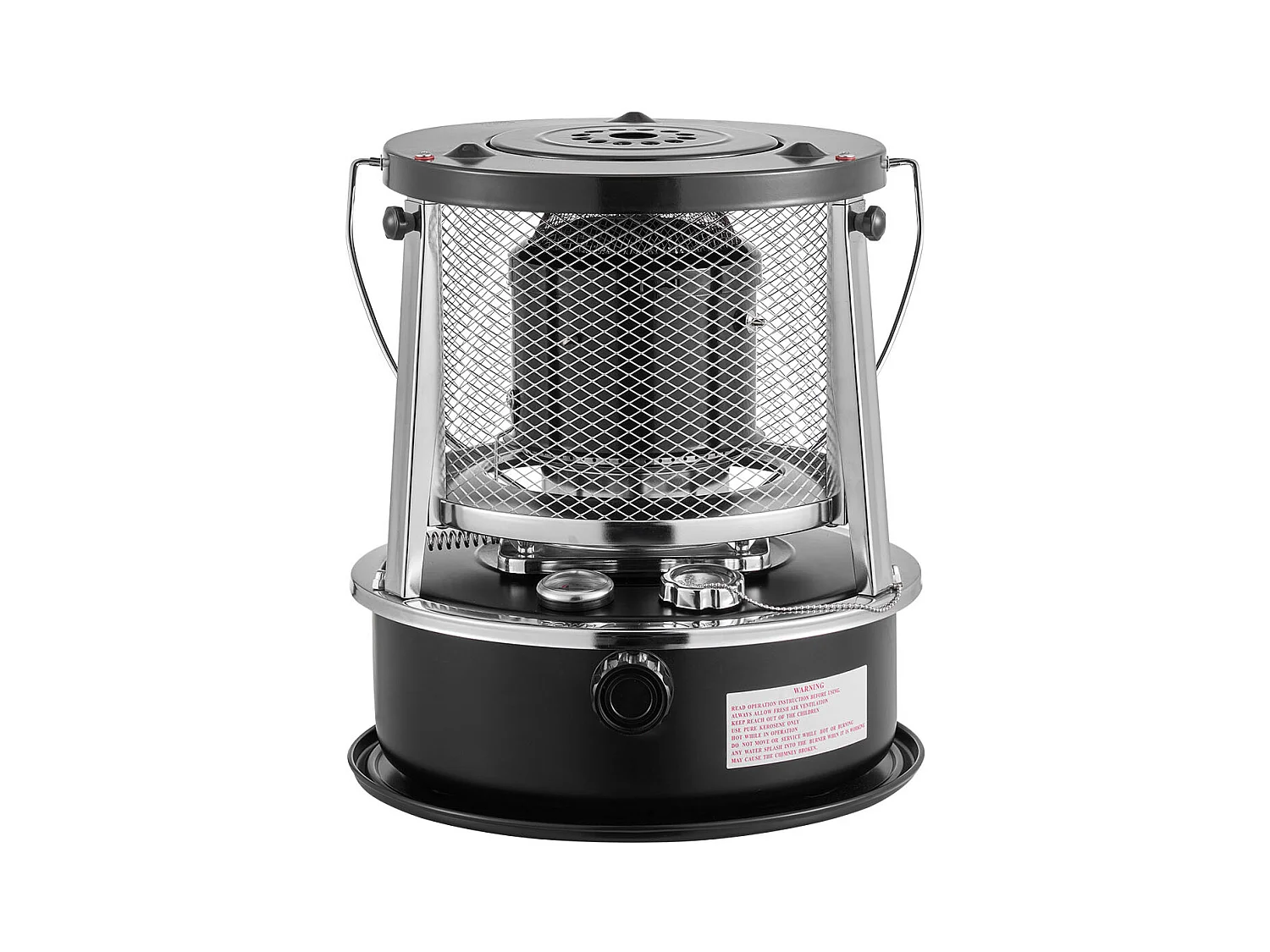 Calentador de Queroseno SucceBuy 9000 BTU Estufa de Petróleo Portátil No Eléctrica 2 en 1 con Altura, Llama Ajustables, para Interior