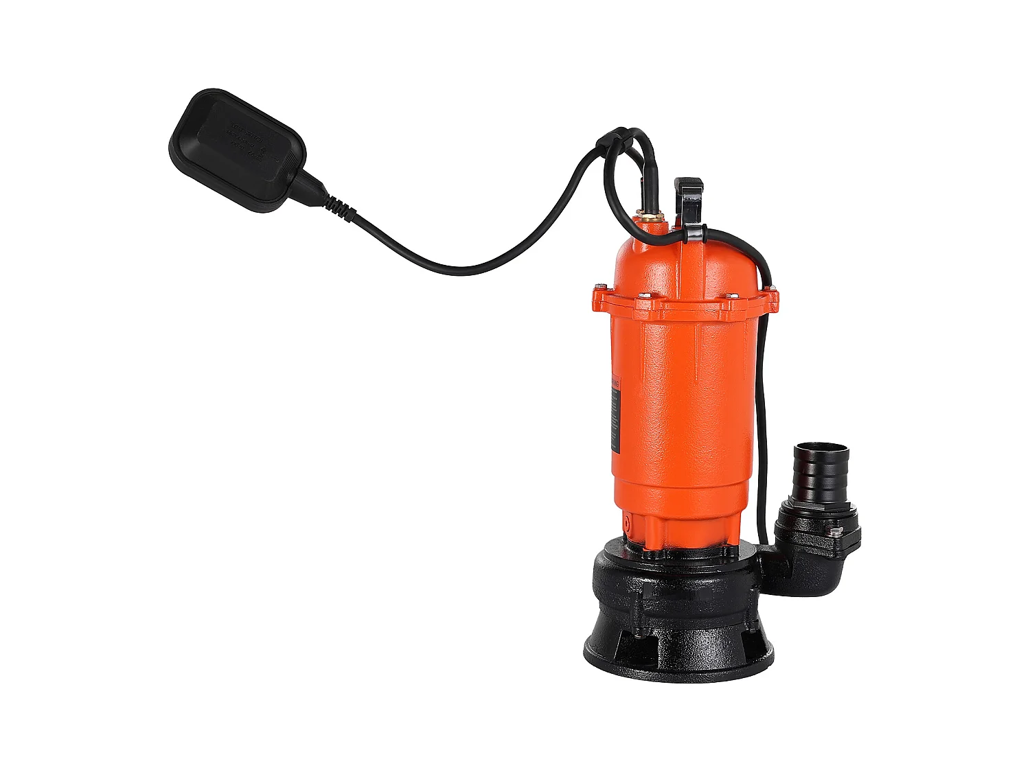 Dompelpomp voor Afvalwater SucceBuy 1500 W Dompelpomp Gietijzer 21000 L/u met Automatische Zwevenschakelaar, Opvoerhoogte 18 m, voor Zwembaden