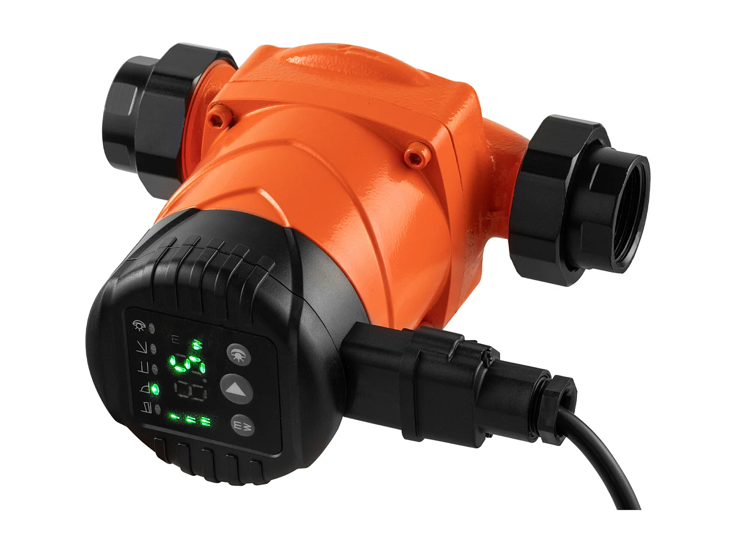 Circulatiepomp SucceBuy voor Warm Water, Maximale Opvoerhoogte 4 m, Hoogrendement Verwarmingspomp, 42 L/min, Terugslagklep, Energiezuinig