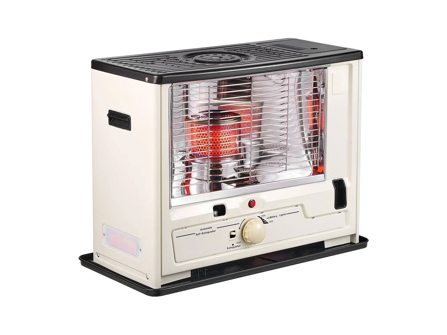 Zusatzheizung SucceBuy mit Kerosin 10000 BTU Tragbarer Ölofen mit Automatischem Abschalt, Einstellbarer Flamme, Anti-Kipp-Funktion, Heizung