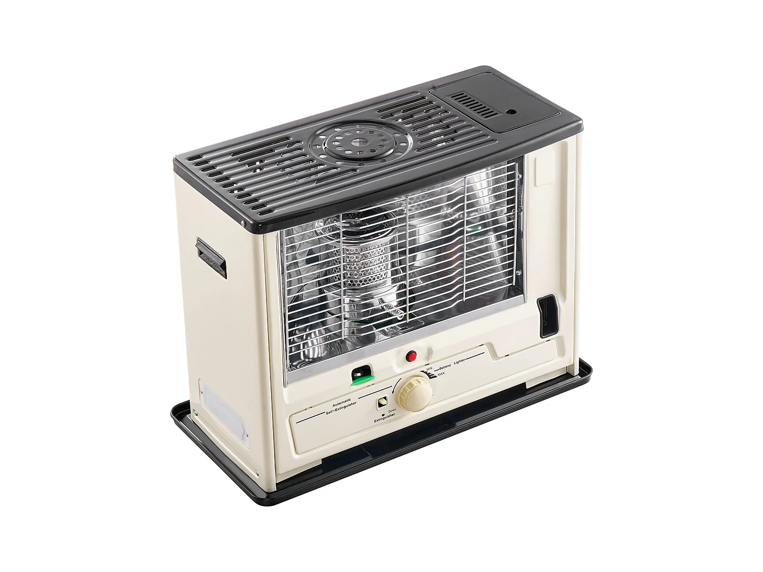 Zusatzheizung SucceBuy mit Kerosin 10000 BTU Tragbarer Ölofen mit Automatischem Abschalt, Einstellbarer Flamme, Anti-Kipp-Funktion, Heizung