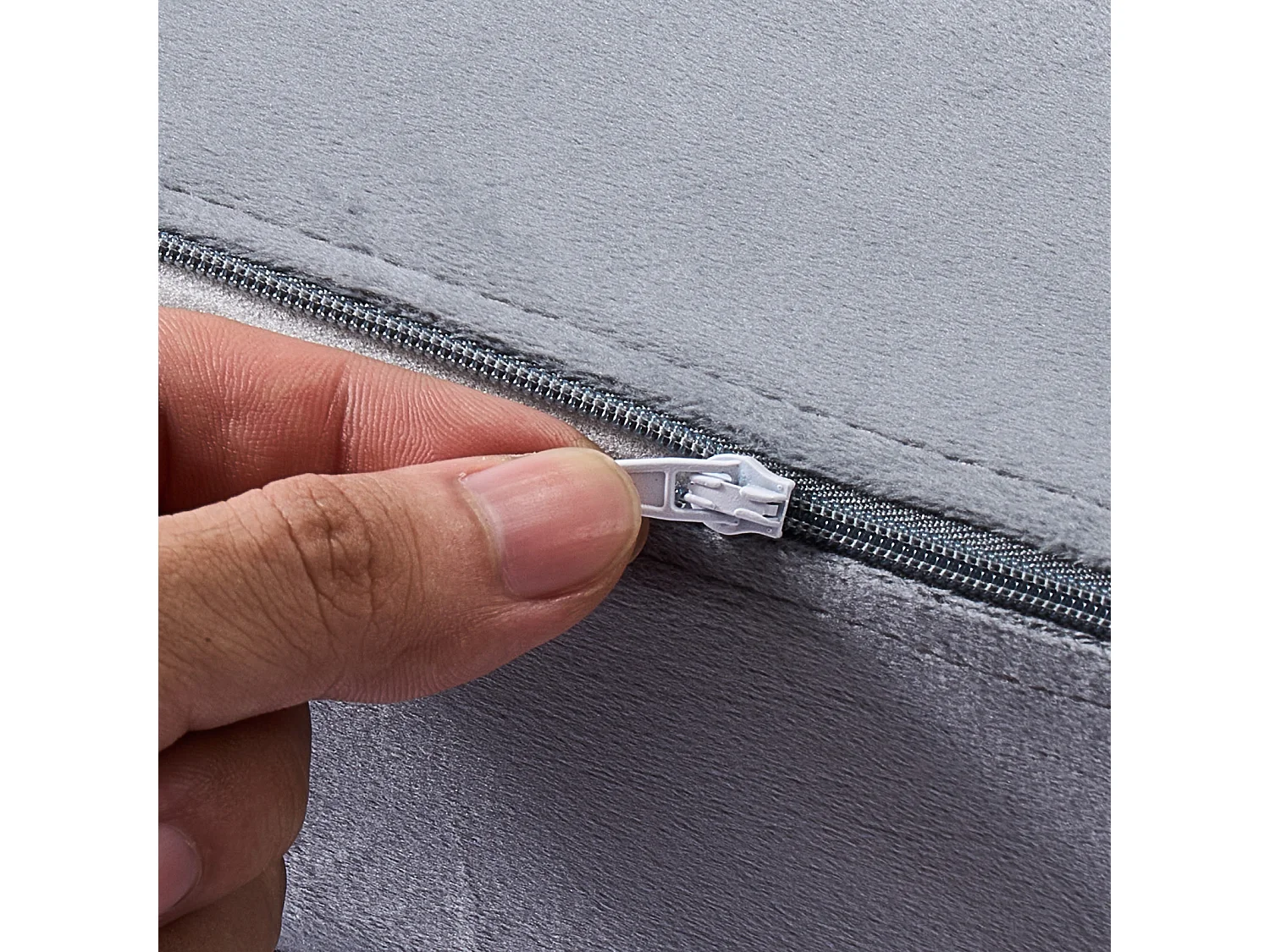 Modułowa Kanapa do Zabawy SucceBuy dla Dzieci Składająca się z 10PCs, Przekształcalna Kanapa Segmentowa, z Podłokietnikami, z Gąbki 28D i Krótkim Włosiem, Szary