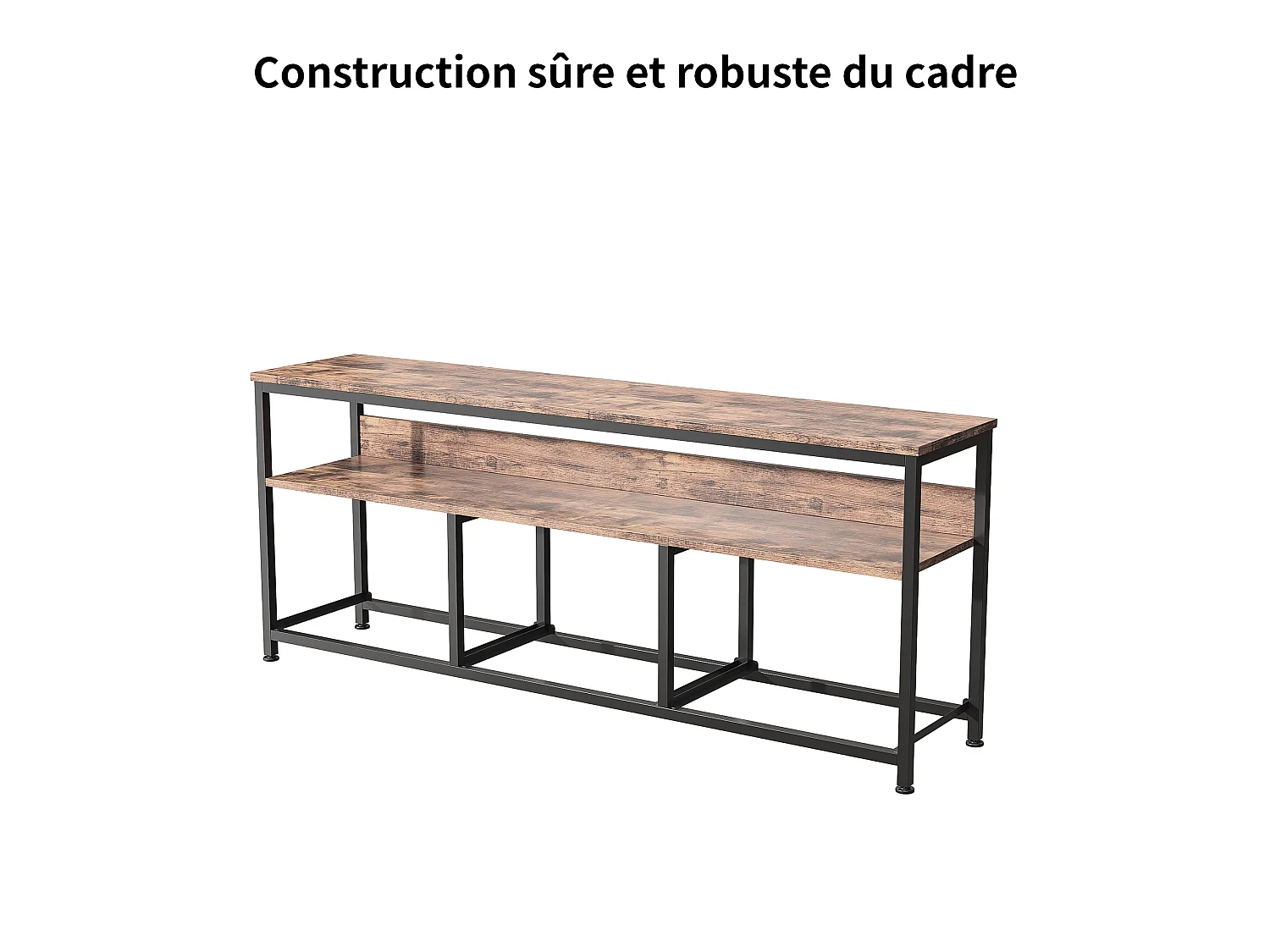 Meuble TV LED avec 3 Tiroirs - Petit Meuble Tele avec Rangement  - Colorés - Commode en Tissu pour Le Salon Chambre à Coucher Entrée Rustique