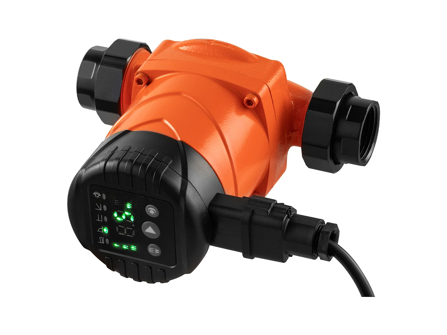 Circulatiepomp SucceBuy voor Warm Water, Maximale Opvoerhoogte 6 m, Hoogrendement Verwarmingspomp, 58 L/min, Terugslagklep, Energiezuinig