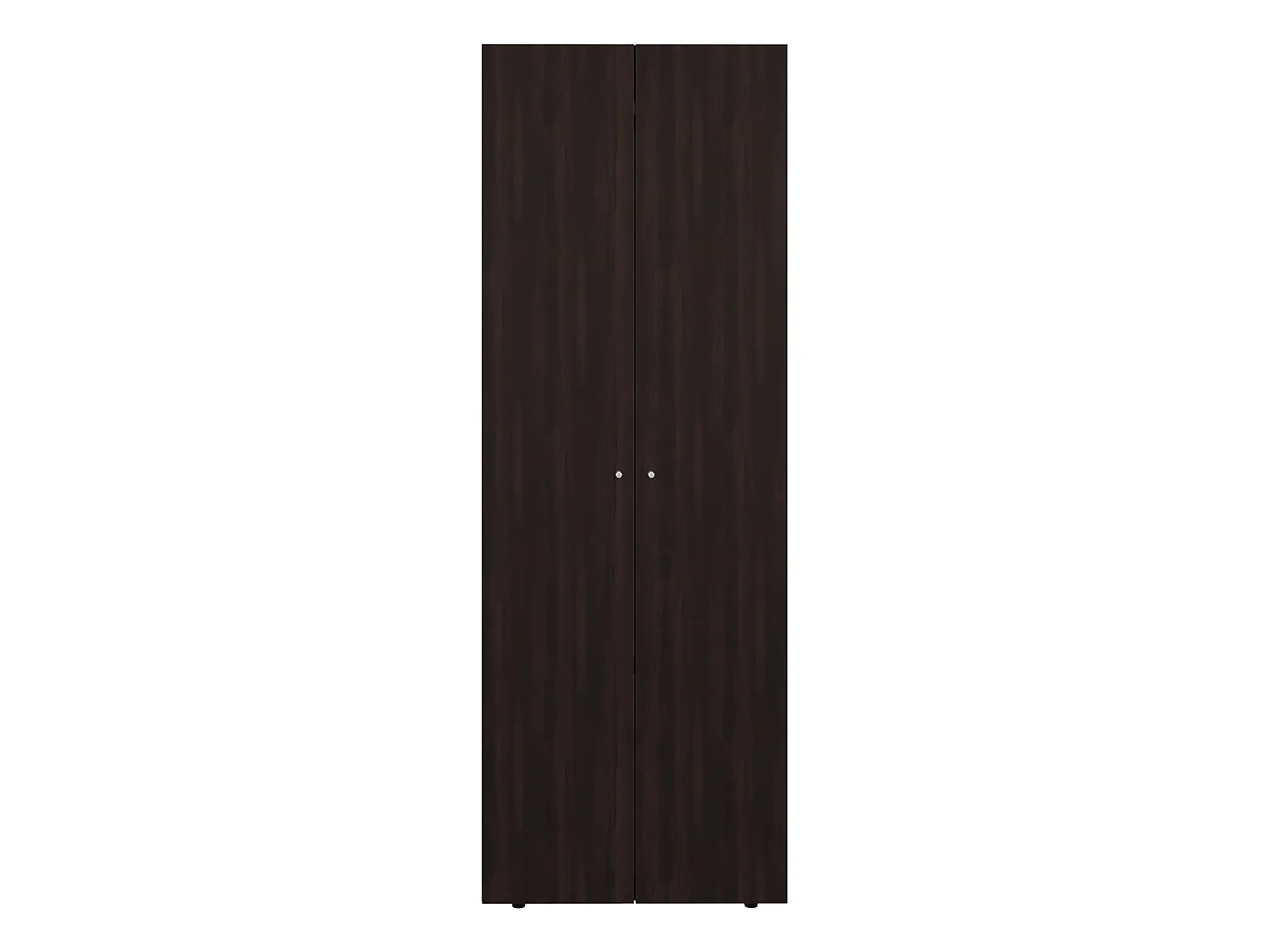 Roupeiro Home de 170 cm com 2 portas, nogueira e preto