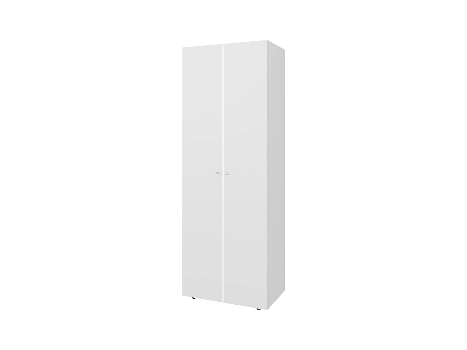 TUHOME Mueble para lavabo  Armario alto de 2 puertas dormitorio, Blanco
