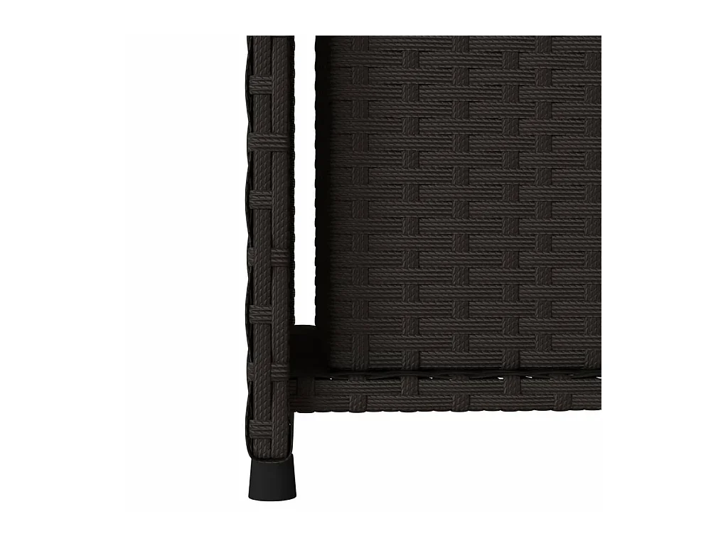 Ylira  Tuinkast 50x55x115 cm poly rattan zwart