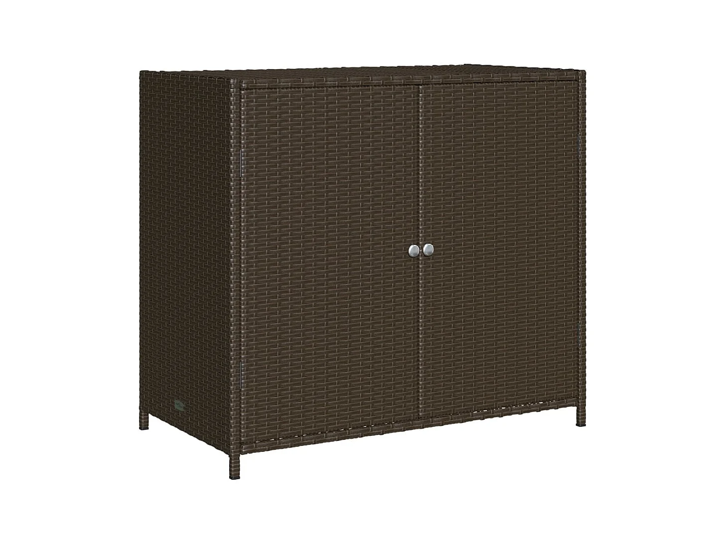 Emma Louise  Tuinkast 83x45x76 cm poly rattan bruin