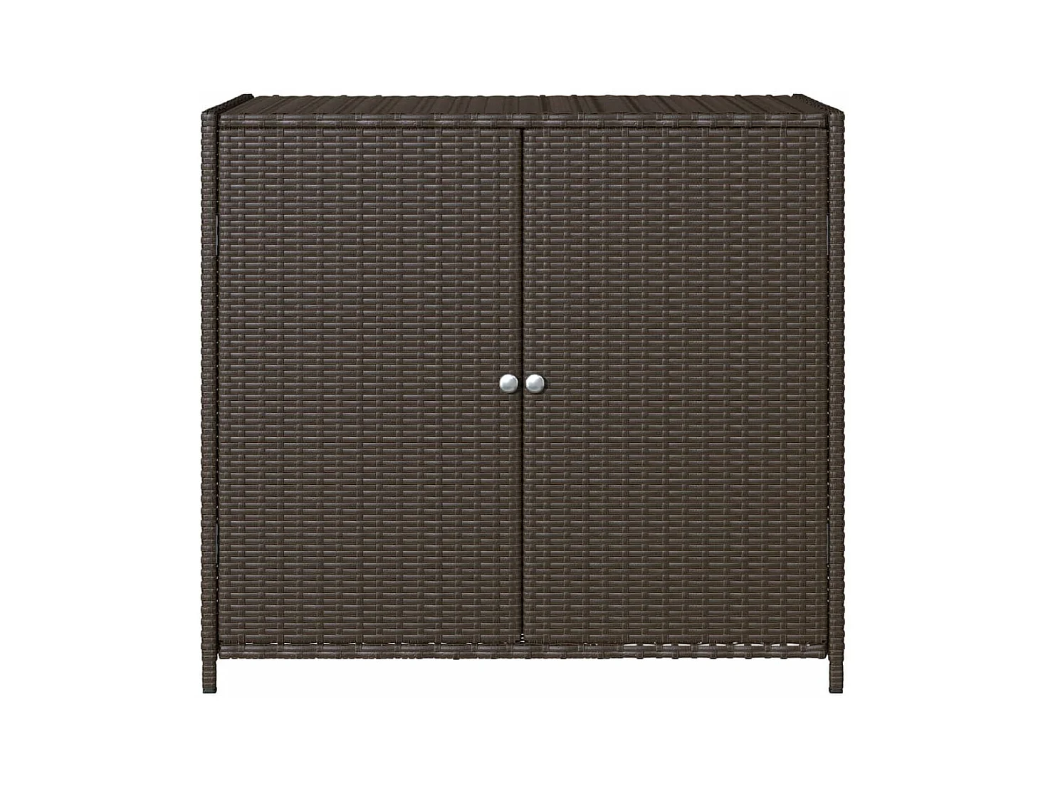 Emma Louise  Tuinkast 83x45x76 cm poly rattan bruin